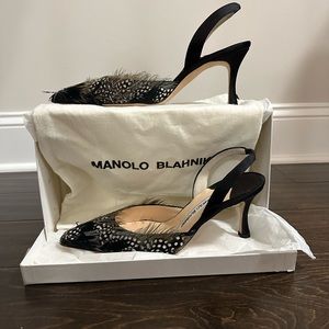 Gorgeous Manolo Blahnik pointed toe heel